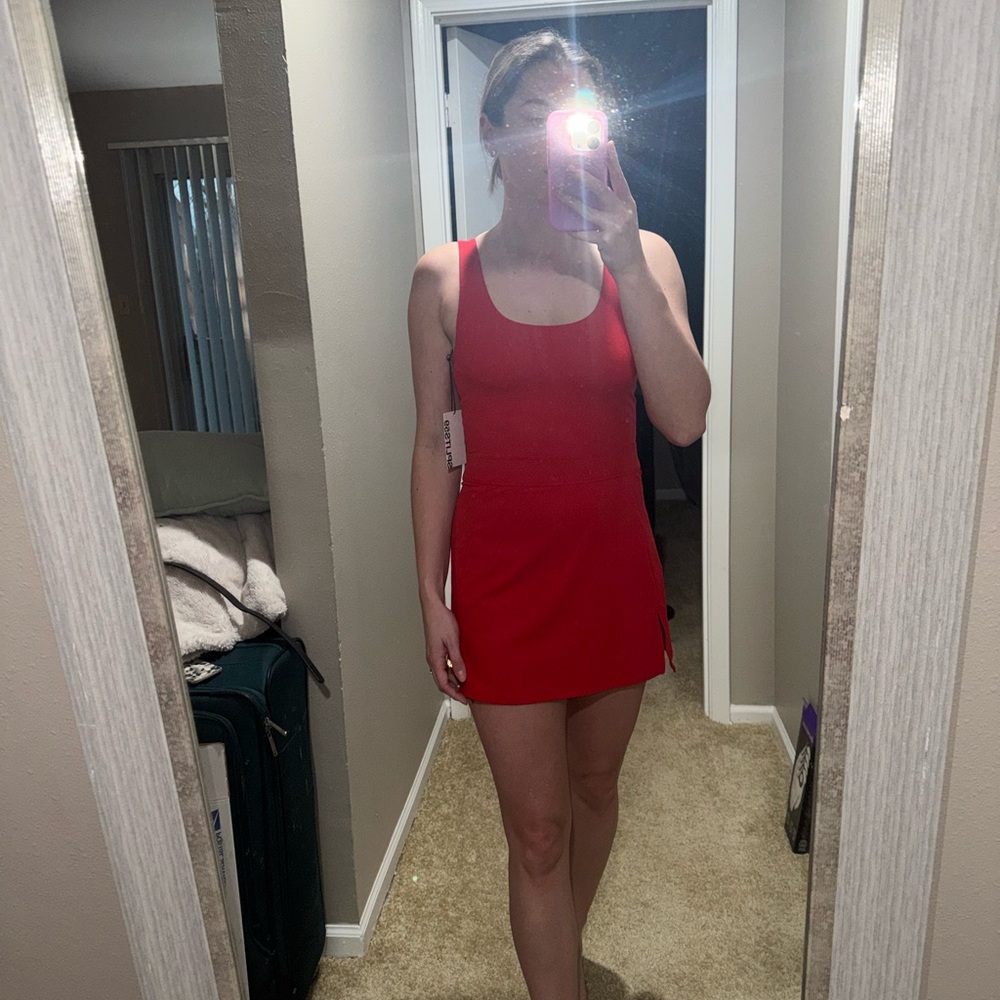 Splits59 Red Tank Mini Dress